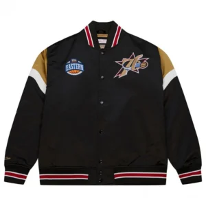 Philadelphia 76ers Satin Jacket Heavyweight