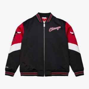 Chicago Bulls Satin Jacket Heavyweight