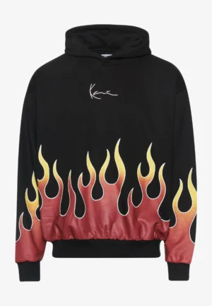 Hoodie Flames OS Small Signature Karl Kani