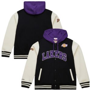 Chaqueta vintage Courtside Los Ángeles Lakers Mitchell & Ness