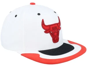 Gorra Chicago Bulls Day 4 White/red Mitchell & Ness NBA