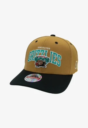 Gorra Vancouver Grizzlies Marrón, Mitchell & Ness Strech Snapback