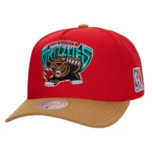 Gorra Vancouver Grizzlies Red, Mitchell & Ness Legendary Away Pro Pinch Snapback